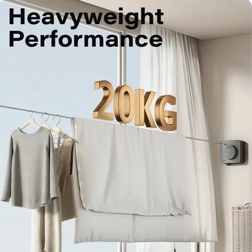 Space-Saving Retractable Clothesline